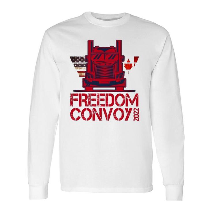 Freedom Convoy 2022 Support Our Truckers Convoy Long Sleeve T-Shirt T-Shirt