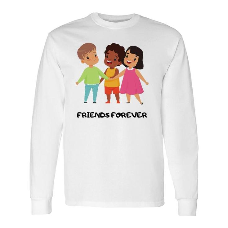 Friends Forever Matching Best Friends Forever Long Sleeve T-Shirt T-Shirt