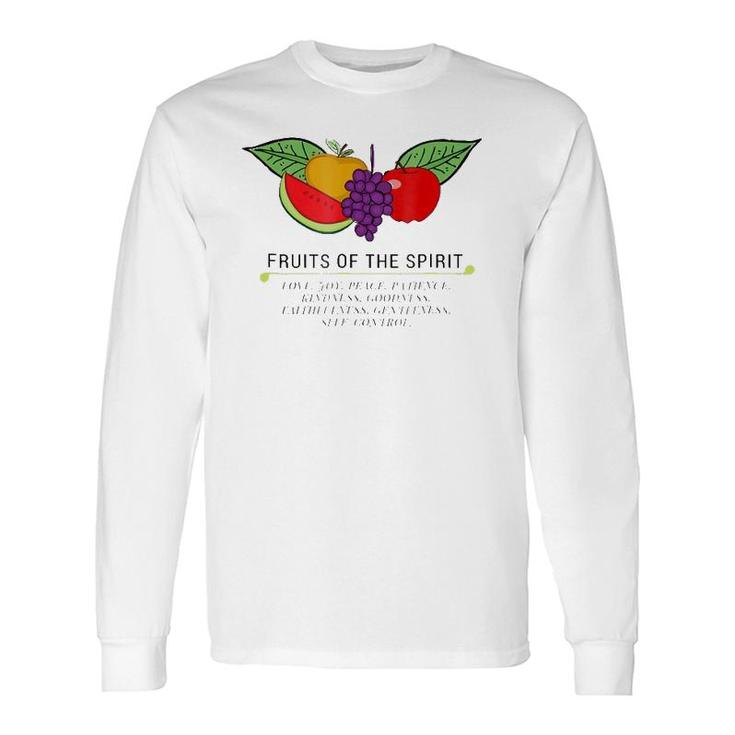 Fruits Of The Spirit- Inspirational Christian Long Sleeve T-Shirt T-Shirt