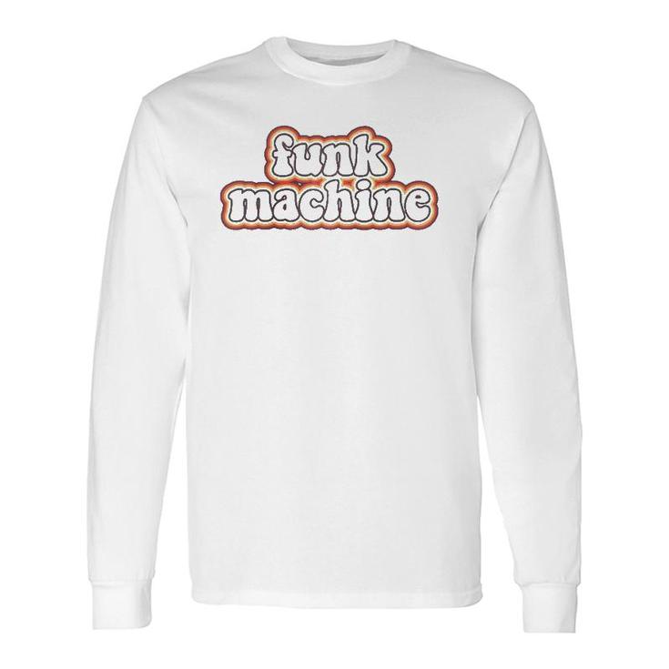 Funk Machine Groovy Roller Disco Outfit Vintage 70S Costume Raglan Baseball Tee Long Sleeve T-Shirt T-Shirt