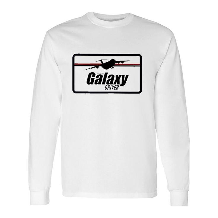 Galaxy Driver Airplane Pilot Long Sleeve T-Shirt T-Shirt
