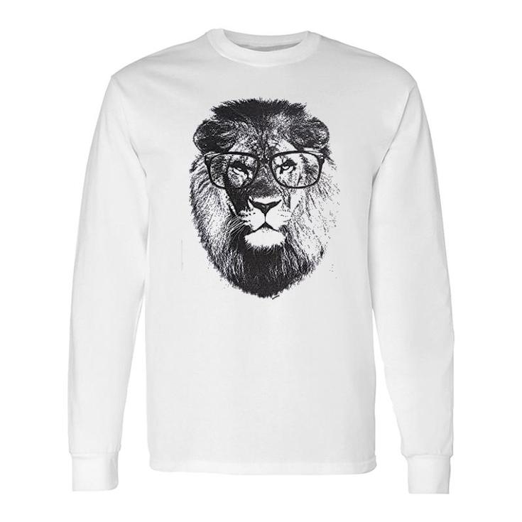 Geek Lion King Of Jungle Long Sleeve T-Shirt