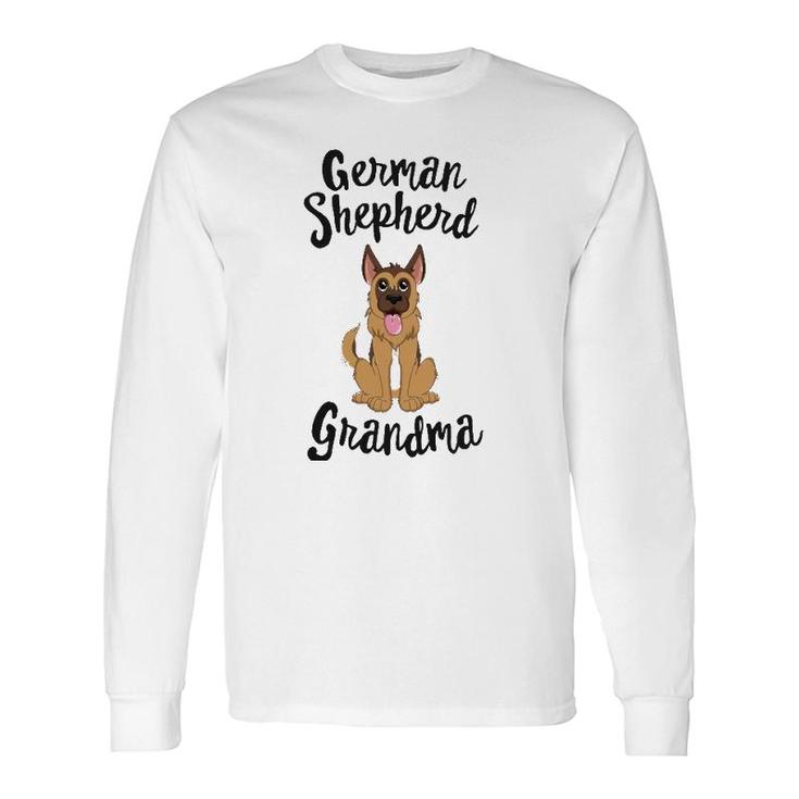 German Shepherd Grandma Pawma Dog Grandparents Grand Maw Long Sleeve T-Shirt T-Shirt
