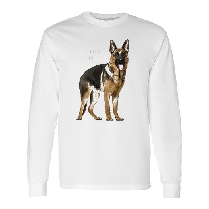 German Shepherd Shepard Dog Mom Dad Love Pet Puppy Tee Long Sleeve T-Shirt T-Shirt