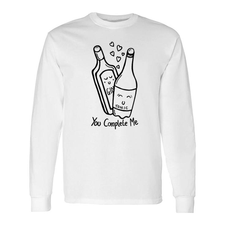 Gin And Tonic You Complete Me Long Sleeve T-Shirt