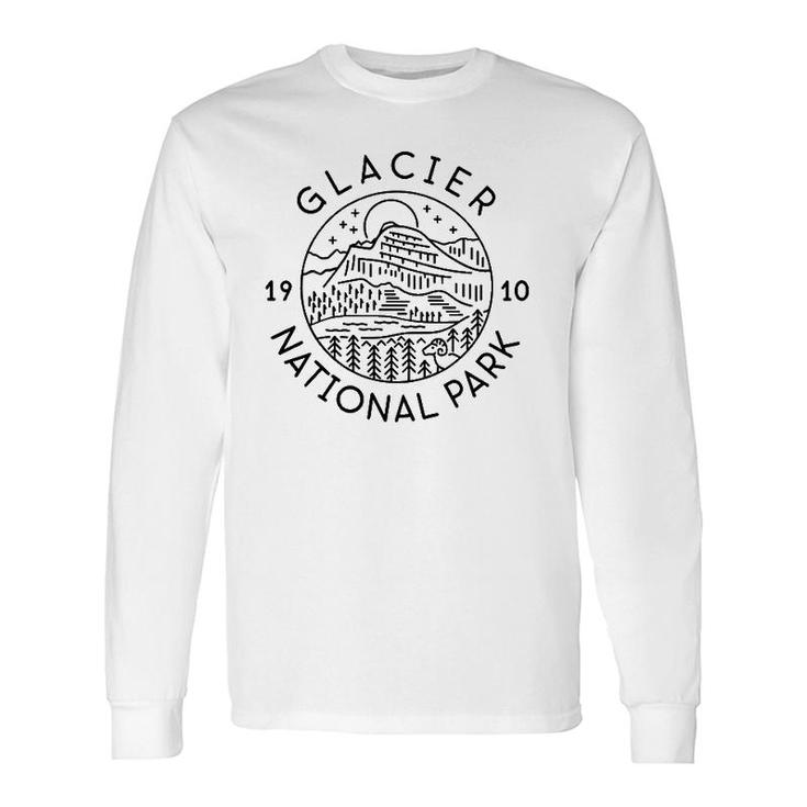 Glacier National Park 1910 Montana Long Sleeve T-Shirt T-Shirt