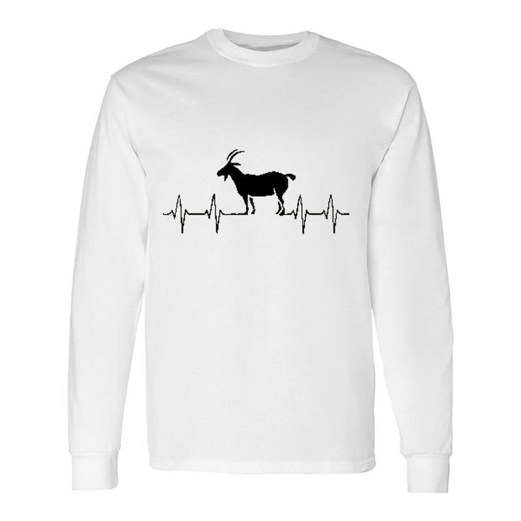 Goat Heartbeat Long Sleeve T-Shirt