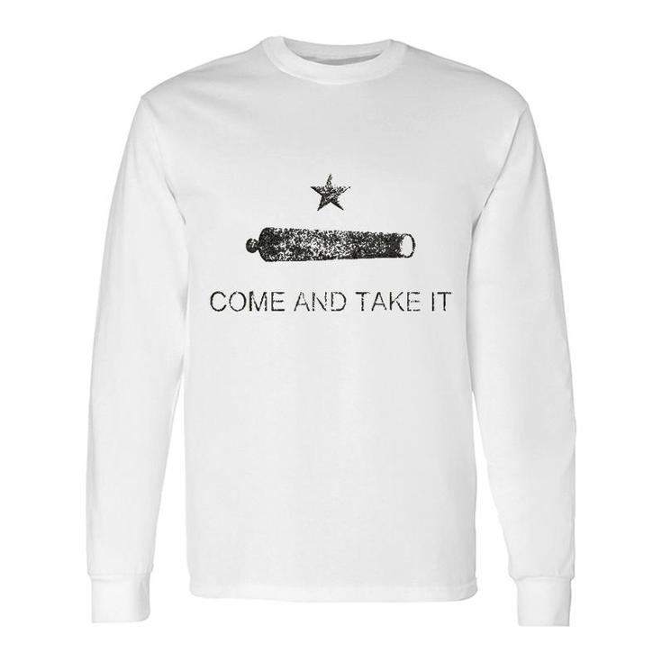 Grungy Texas Come And Take It Flag Long Sleeve T-Shirt T-Shirt