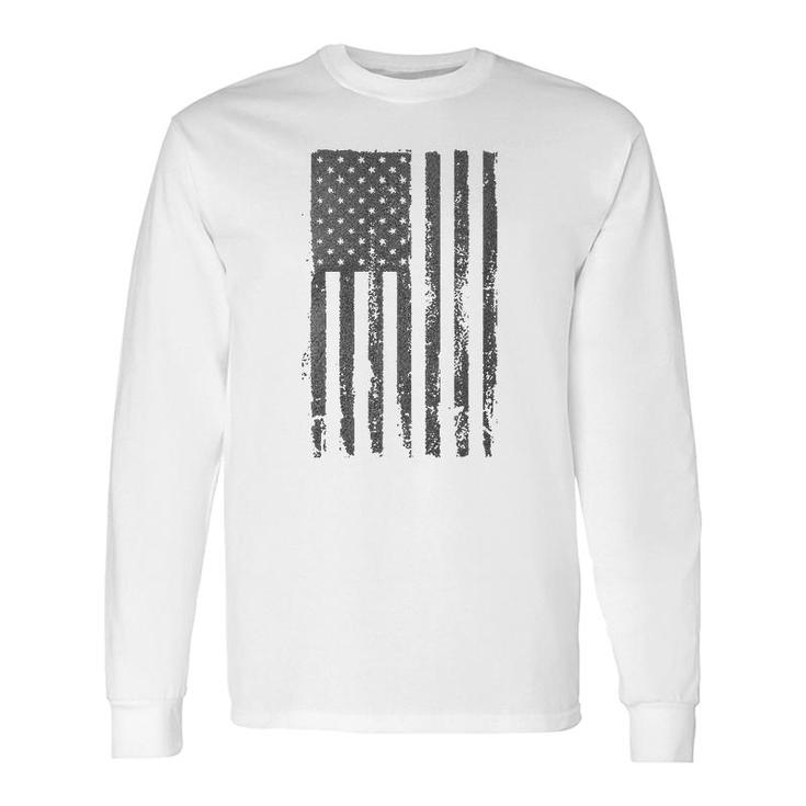 Grunt Style America Patriotic Flag Long Sleeve T-Shirt