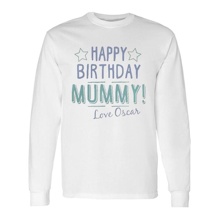 Happy Birthday Mummy Personalised Baby Cute Long Sleeve T-Shirt
