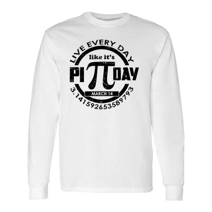 Happy Pi Day 314 Math March 14 Long Sleeve T-Shirt T-Shirt