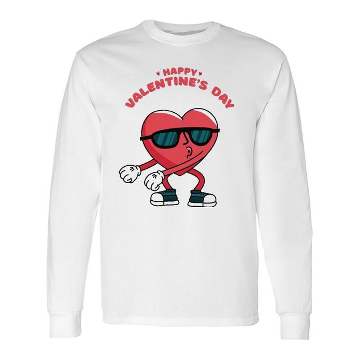 Happy Valentine's Day Heart Valentine's Day Long Sleeve T-Shirt T-Shirt