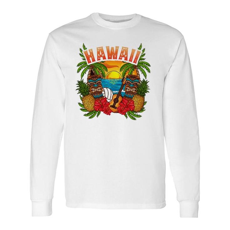 Hawaii Vacation Surfing Diving Beach Hawaiian Souvenirs Long Sleeve T-Shirt T-Shirt