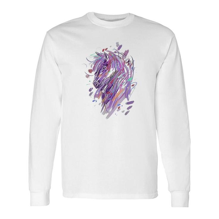 Horse Horseback Riding Horse Lover Long Sleeve T-Shirt T-Shirt