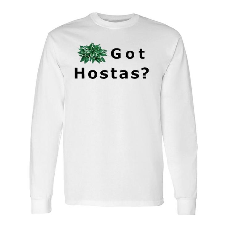 Hostas Garden Plant Gardening Long Sleeve T-Shirt