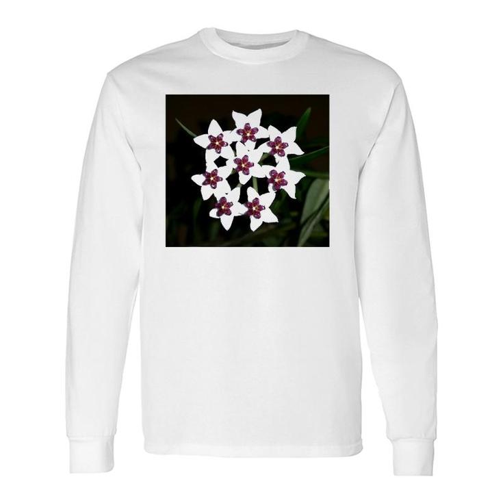 Hoya Flowers Succulent Gardening Plant Long Sleeve T-Shirt T-Shirt