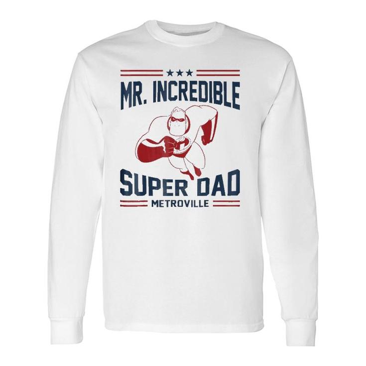 The Incredibles Mr Super Dad Metroville Long Sleeve T-Shirt T-Shirt