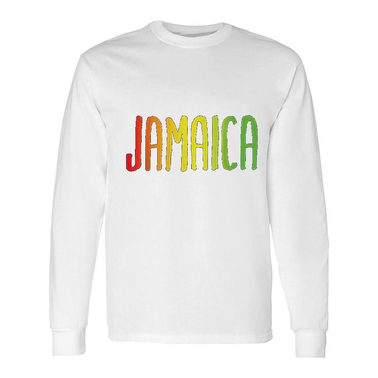 Jamaica Love Peace Caribbean Long Sleeve T-Shirt T-Shirt