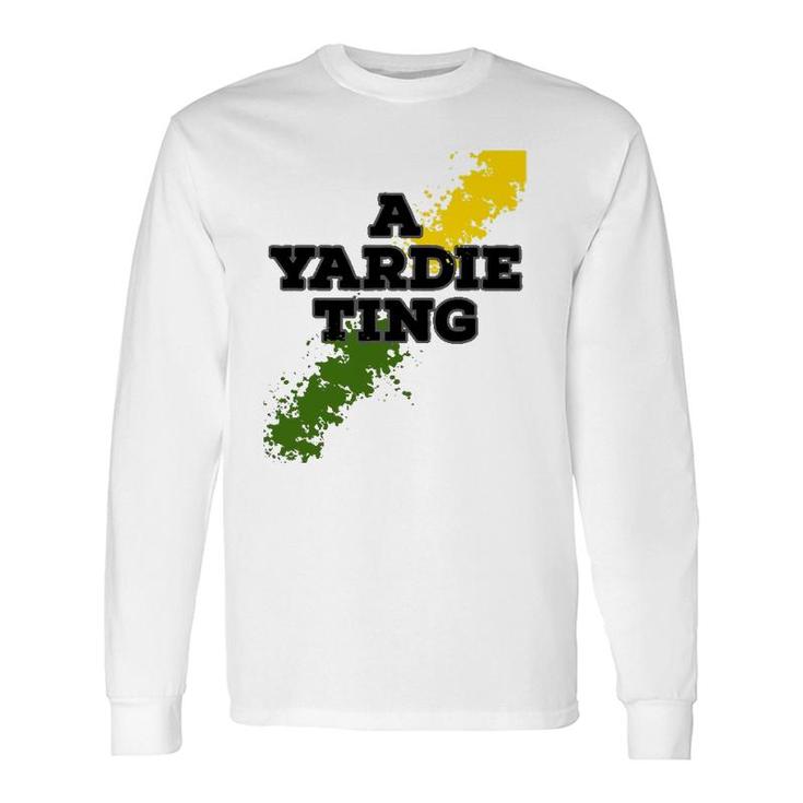 Jamaican Caribbean Yardie Ting Style Long Sleeve T-Shirt T-Shirt