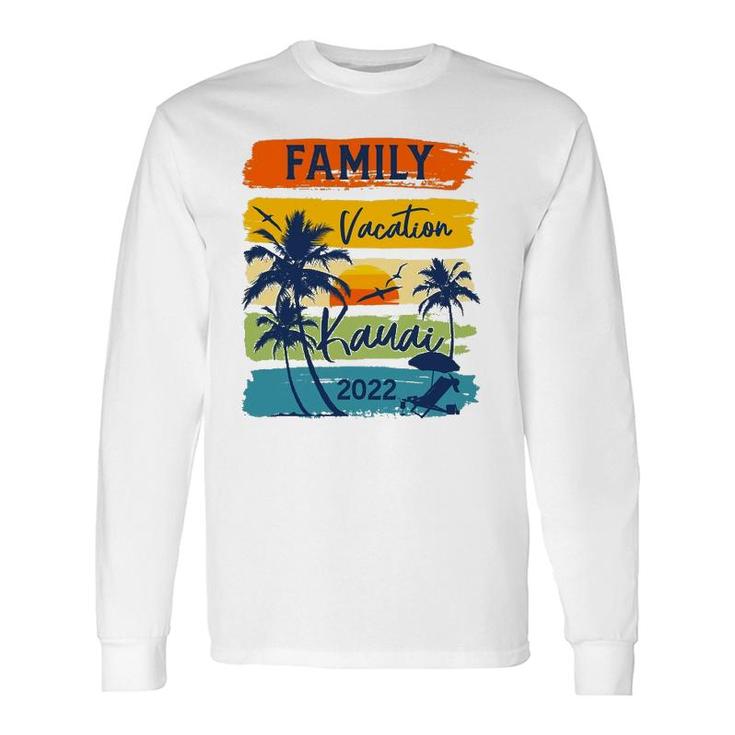 Kauai Hawaii Hawaiian Vacation 2022 Matching Group Long Sleeve T-Shirt T-Shirt