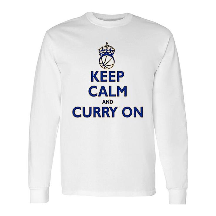 Keep Calm And Curry On Long Sleeve T-Shirt T-Shirt