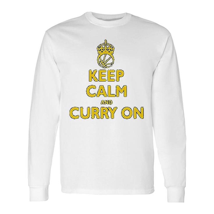 Keep Calm And Curry On Long Sleeve T-Shirt T-Shirt
