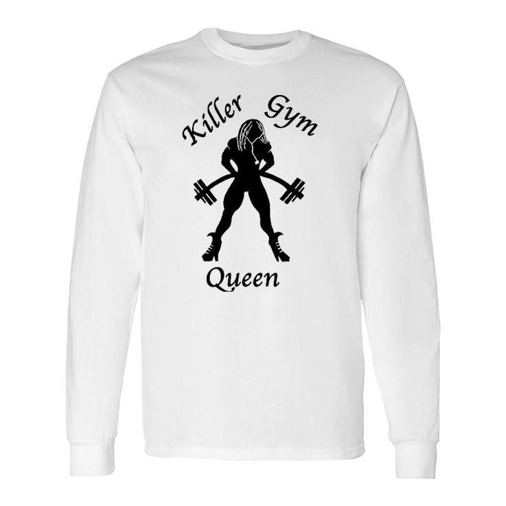 Killer Gym Queen Vintage Long Sleeve T-Shirt T-Shirt