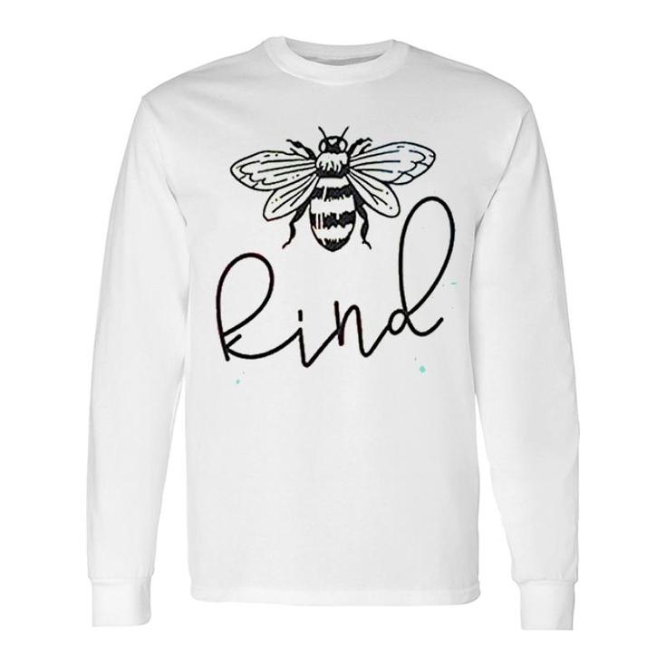 Be Kind Bee Print Graphic Long Sleeve T-Shirt T-Shirt