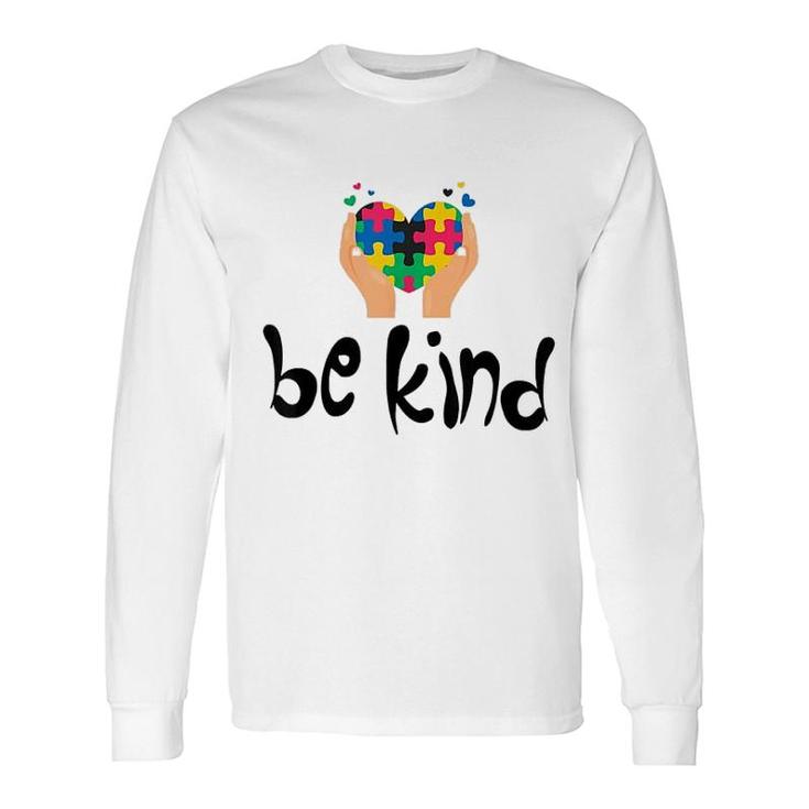 Be Kind Love Heart Long Sleeve T-Shirt T-Shirt