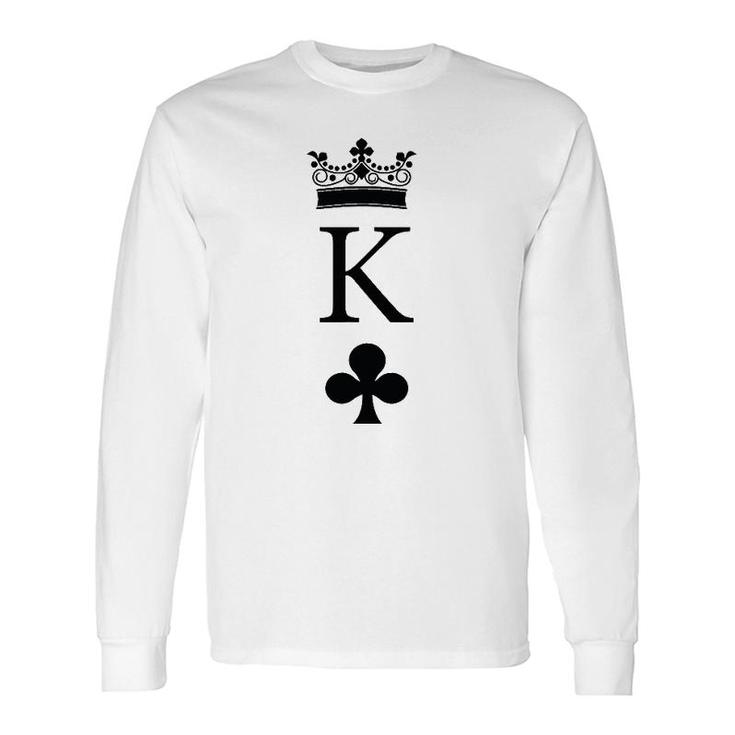 King Of Clubs For Valentine Matching Couple Long Sleeve T-Shirt T-Shirt