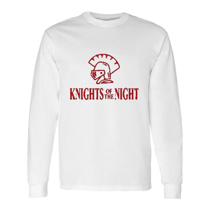 Knights Of The Night Halloween Costume Plus Red Beanie Long Sleeve T-Shirt