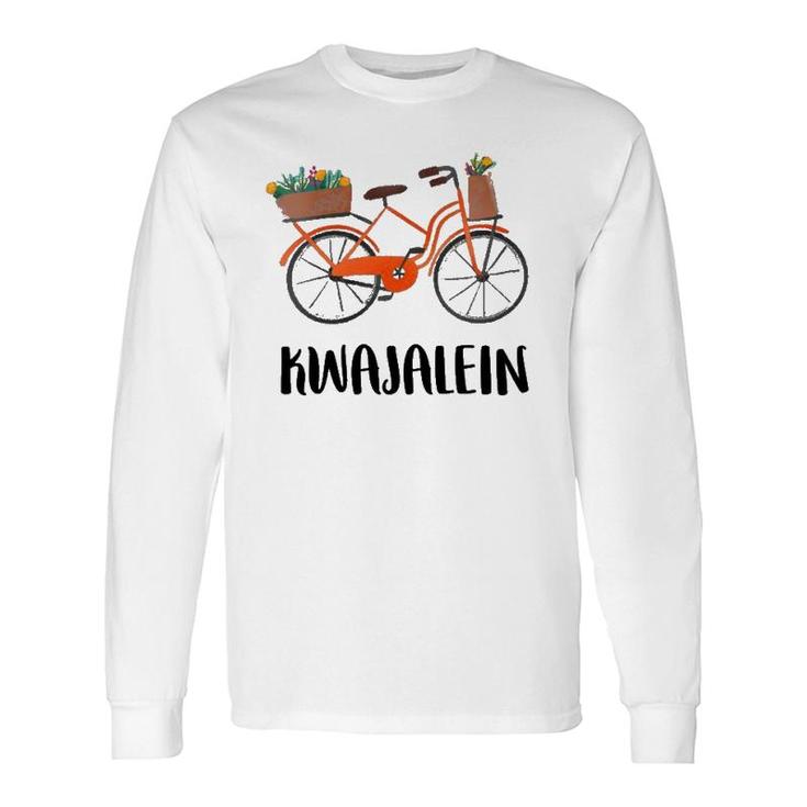 Kwajalein Atoll Marshall Islands Kwaj Life Bicycle Bike V Neck Long Sleeve T-Shirt T-Shirt