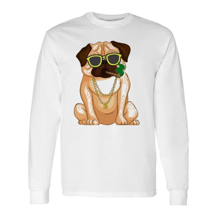 Lazy English Bulldog Dog Lover Long Sleeve T-Shirt T-Shirt