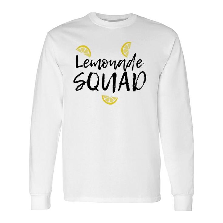 Lemonade Squad Summer Beach Mix Drink Lovers Long Sleeve T-Shirt T-Shirt