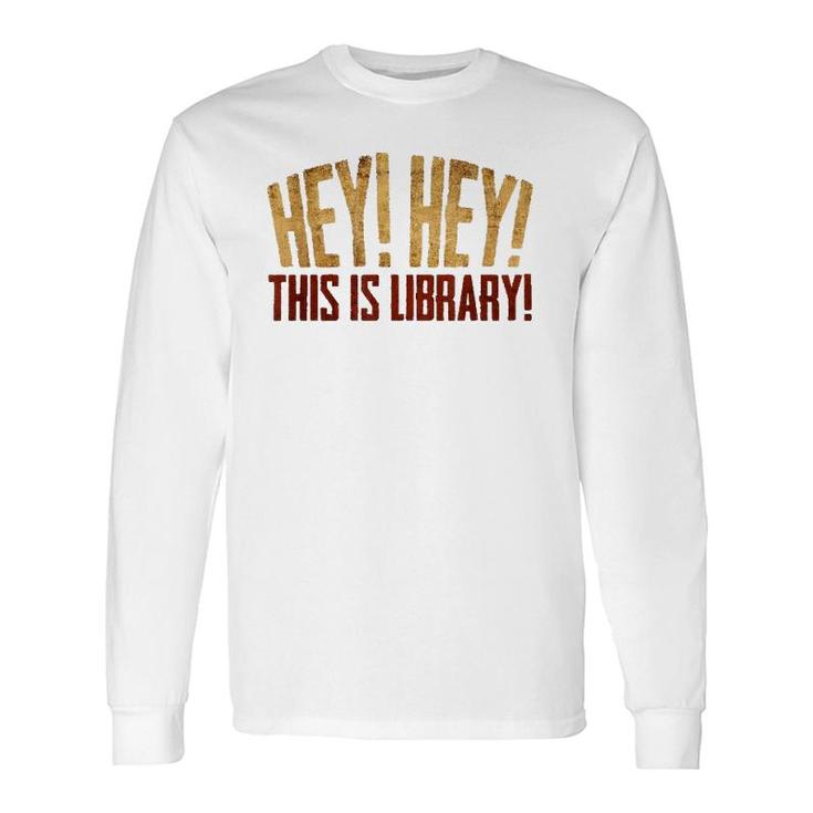 This Is Library Librarian Book Lover For Teachers Long Sleeve T-Shirt T-Shirt