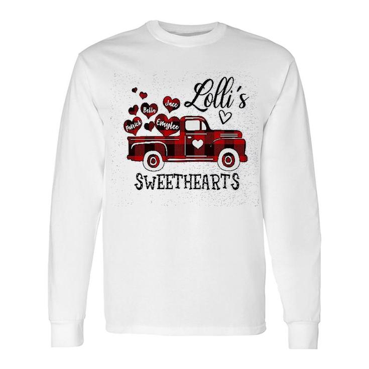 Lollis Red Truck Sweethearts Long Sleeve T-Shirt