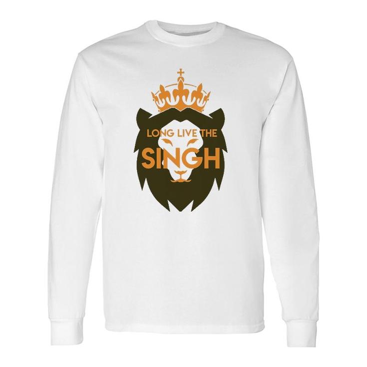 Long Live The Singh Lion Raja Long Sleeve T-Shirt