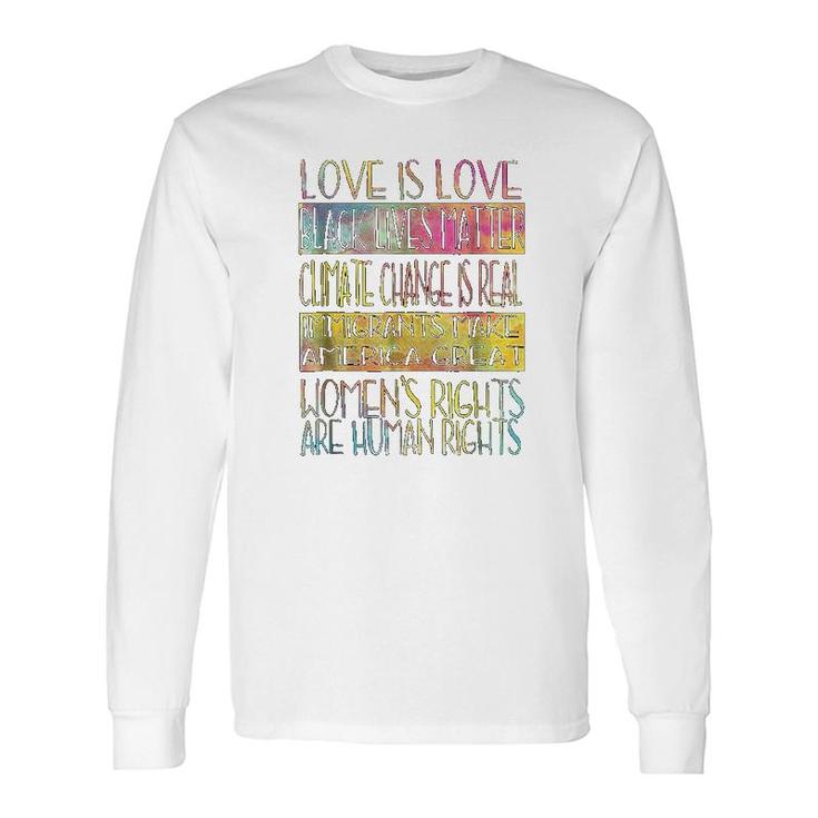 Love Is Love Equality Feminist Long Sleeve T-Shirt T-Shirt
