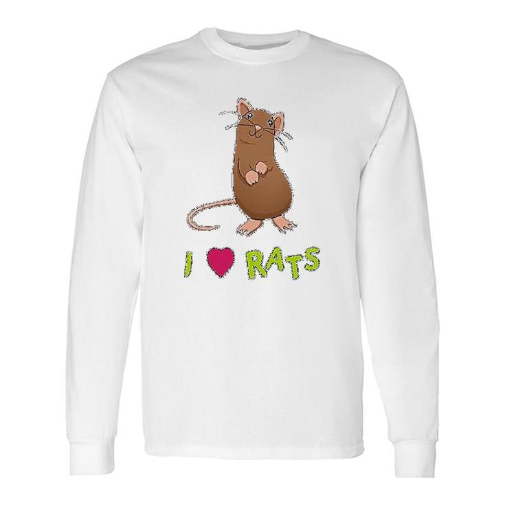 I Love Rats Long Sleeve T-Shirt T-Shirt