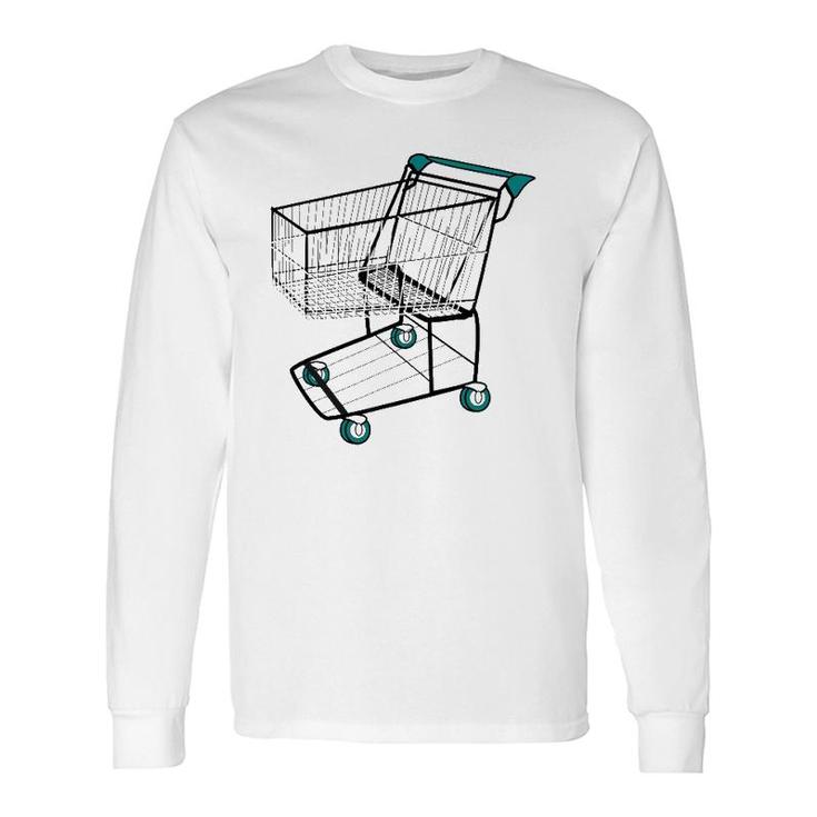 Love Shopping Supermarket Grocery Store Cart Long Sleeve T-Shirt T-Shirt