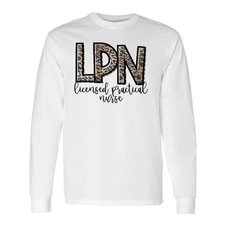 Lpn Licensed Practical Nurse Cute Nurse Long Sleeve T-Shirt
