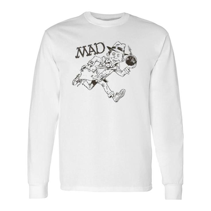 Mad Magazine Sketch Long Sleeve T-Shirt T-Shirt