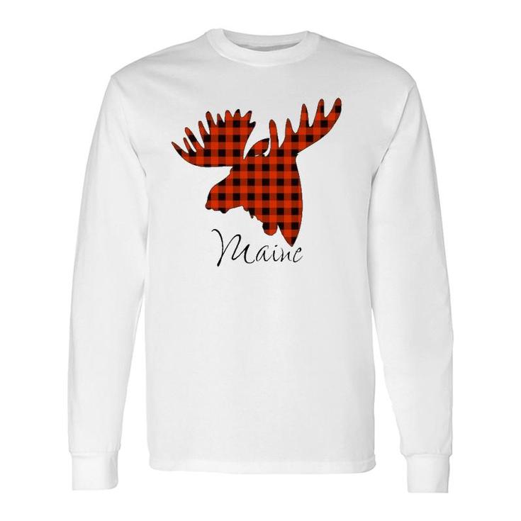 Maine Moose State State Of Maine Long Sleeve T-Shirt T-Shirt