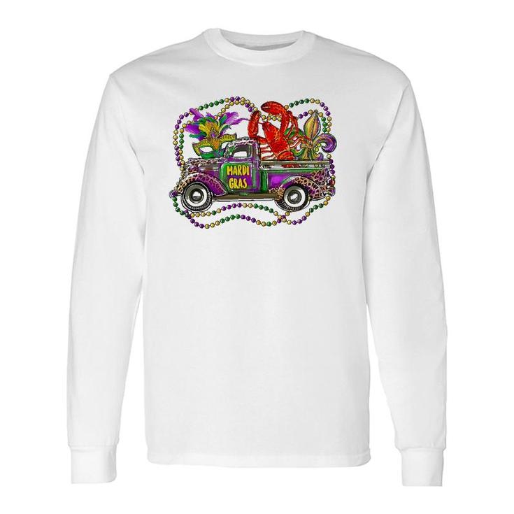 Mardi Gras Truck Mardi Gras 2022 For Long Sleeve T-Shirt T-Shirt