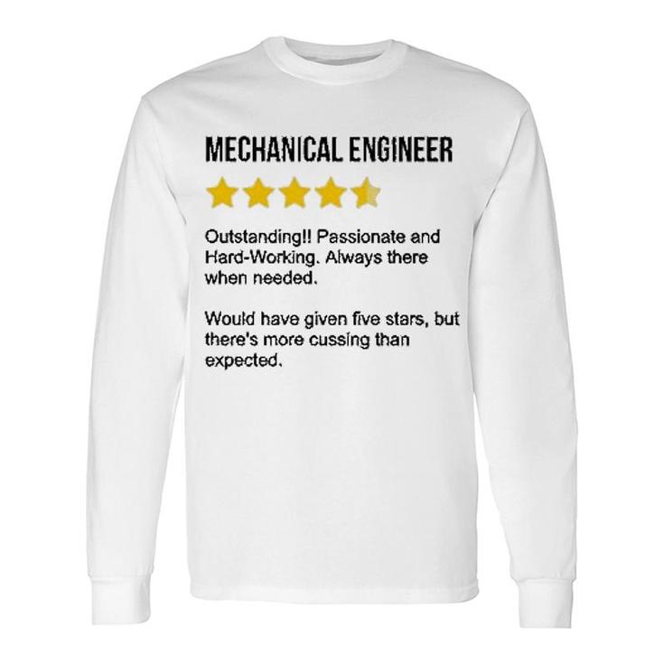 Mechanical Engineer Review Long Sleeve T-Shirt
