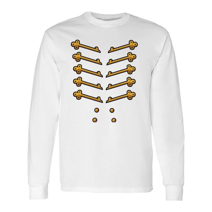 Military Leader Napoleon Lazy Easy Cosplay Halloween Costume Long Sleeve T-Shirt T-Shirt