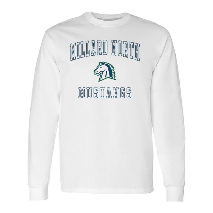 Millard North High School Mustangs Long Sleeve T-Shirt T-Shirt