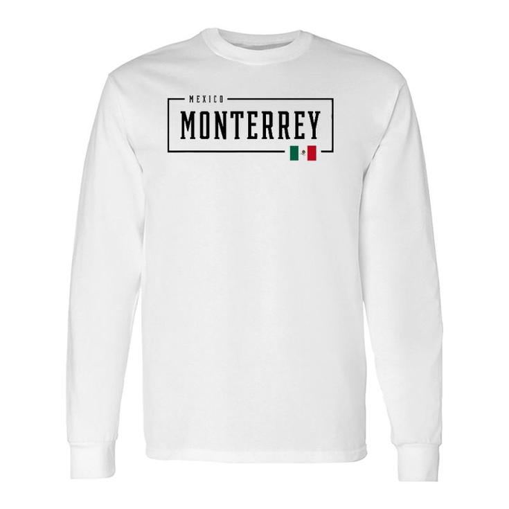 Monterrey City State Mexico Mexican Country Flag Long Sleeve T-Shirt T-Shirt