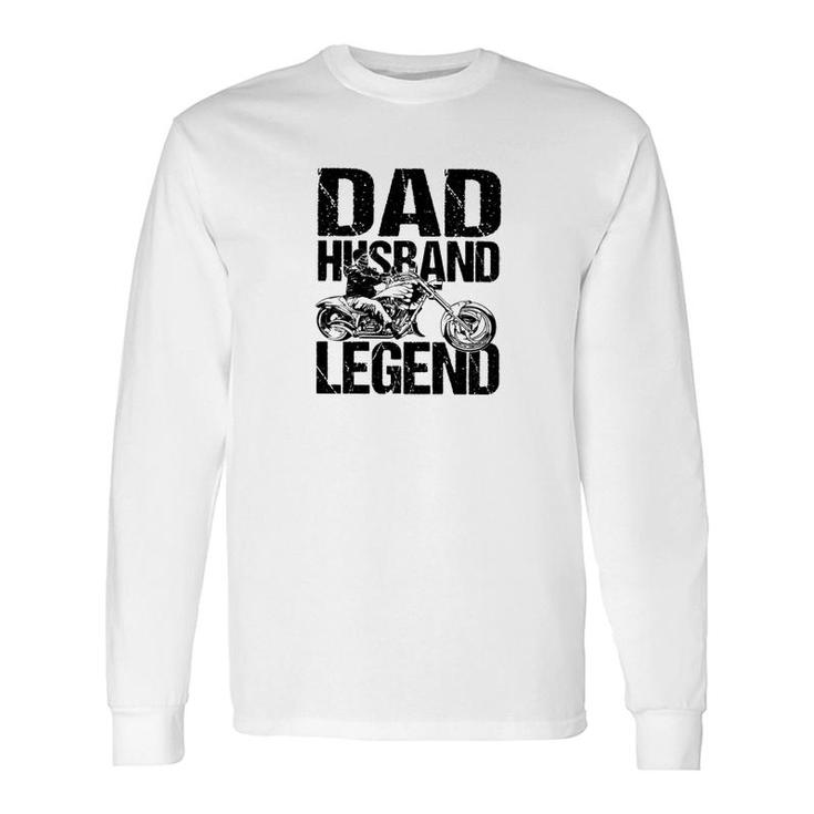 Motorcycle Dad Husband Legend Classic Long Sleeve T-Shirt T-Shirt