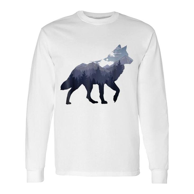 Moutain Wolf Long Sleeve T-Shirt
